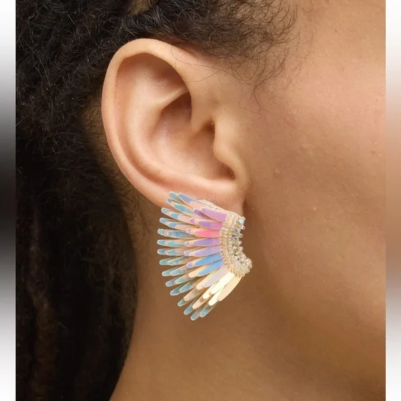 πΊπHPππΊ NWT Mignonne Gavigan Mini Madeline Earrings Sunset - Picture 11 of 16